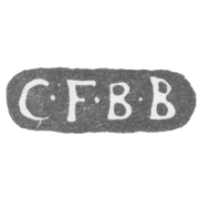 Клеймо мастера Бреденберг Карл Фредерик - Ленинград - инициалы "C-F-B-B"