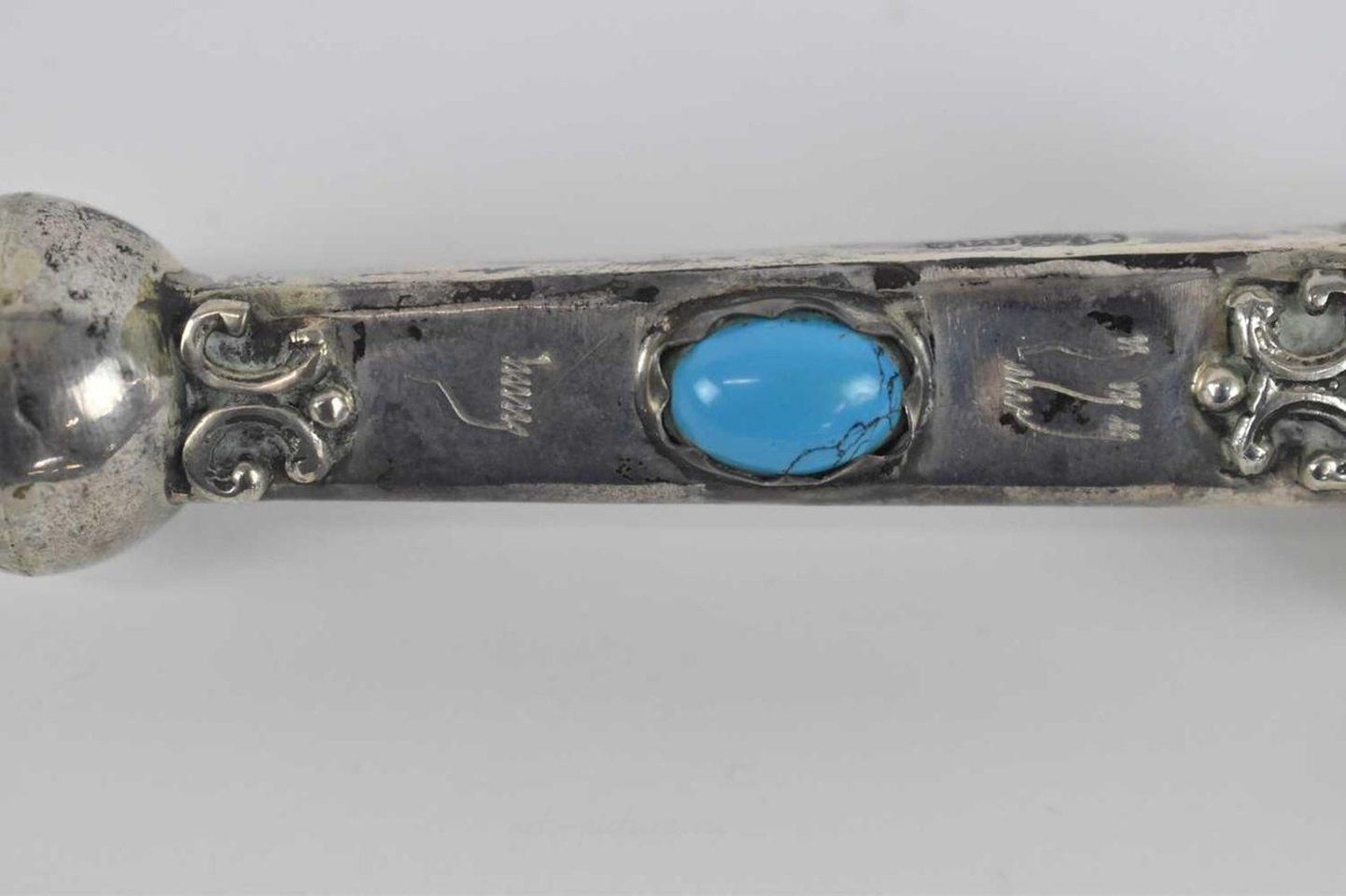 Russian silver , JUDAICA; a late 19th century Russian 84 zolotnik yad or Torah pointer...