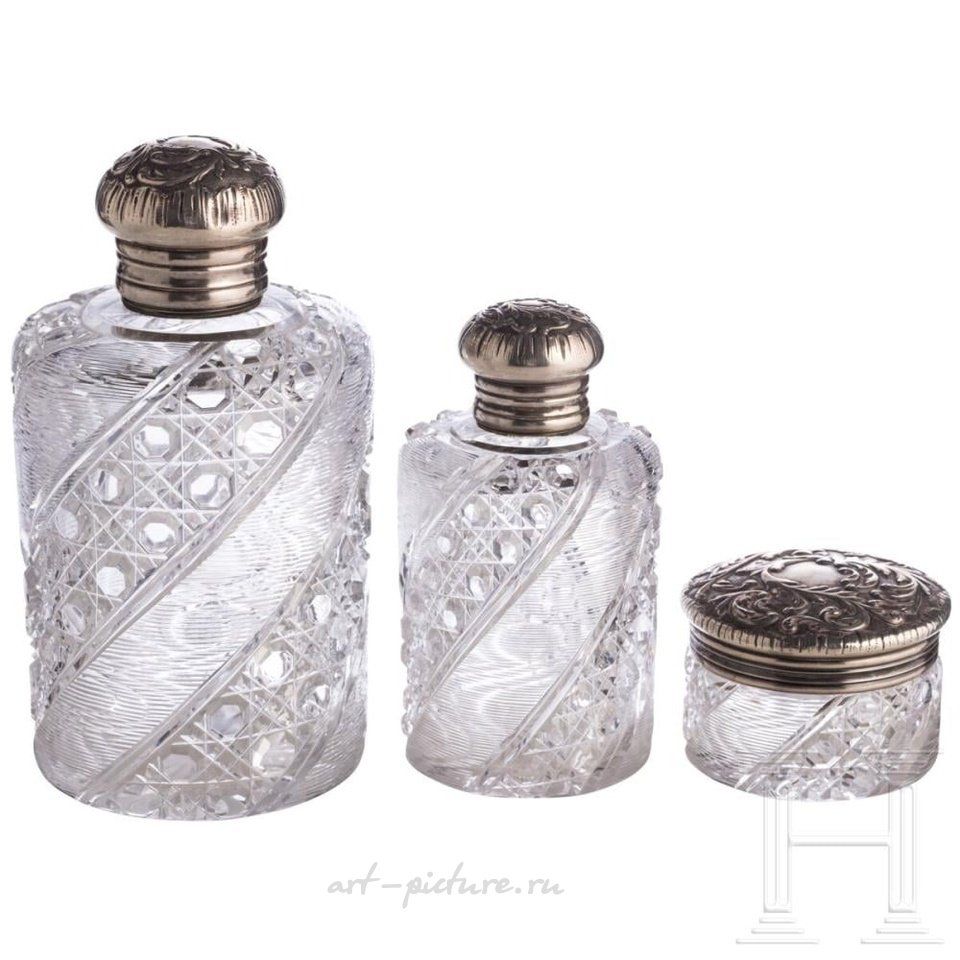 Русское серебро , Декоративный набор из трех предметов.