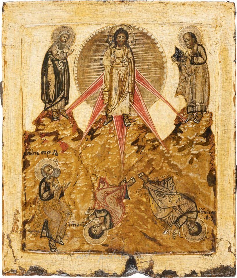 Русское серебро , Икона Преображения Христа на горе Фавор