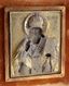 Икона Святого Николая с позолоченным серебряным окладом, XIX век