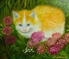 купить Рыжик масло, холст на картоне 