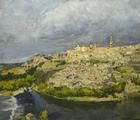 Статуэтка Toledo.Spain.Canvas, oil.