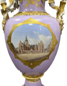 купить Royal Copenhagen ваза 19 век