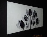 Tulips canvas, oil