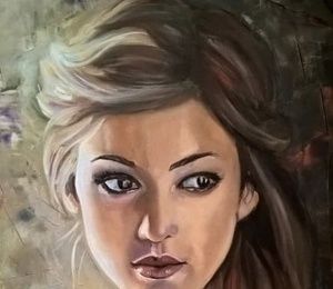 Portrait of a stranger canvas, oil