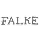 Клеймо мастера Фальке Иоганн Эриксон - Ленинград - инициалы "FALKE"