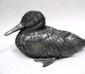 Buccelllati sculptural composition lying duck