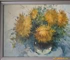 Статуэтка Chrysanthemum oil, canvas