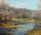 Статуэтка Spring landscape oil, ca…
