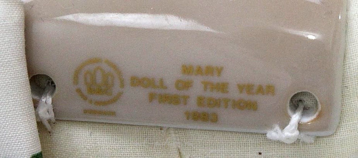 Annual porcelain doll Maria Mary. Bing & Grondahl.