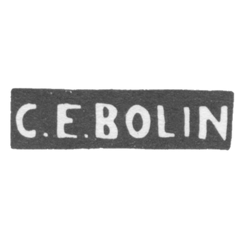 Торговый дом фабрики Болин - Москва - инициалы "C.E.BOLIN" - 1889-1916 гг.