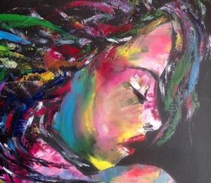 Thirst for revenge oil, canvas