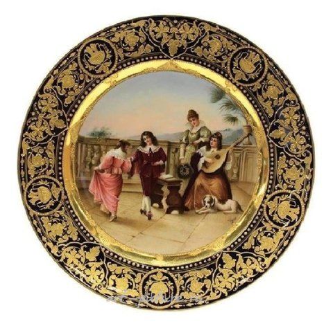 维也纳皇家瓷器, 19世纪维也纳皇家瓷盘