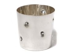 Дизайнерский серебряный стакан. Швеция, W.A. Bolin.