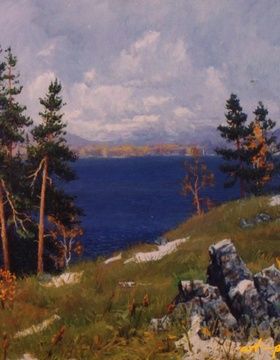 купить Горы Урала.Камни. холст,масло 