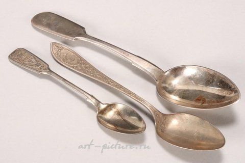 Русское серебро, Русские серебряные ложки.