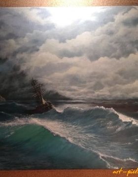 купить Начало шторма Масло холст