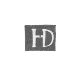 The stigma of the master Dil Hanus (Dyla Hanus) - Vilna - initials "HD" - 1595-1630.