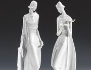 Sculpture composition "Prince and Princess" by Gerhard Schliepstein, Rosenthal.