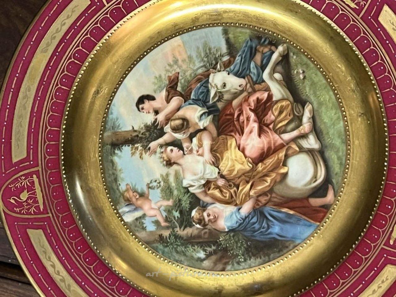 Royal Vienna Porcelain , 12 Royal Vienna Porcelain Plates