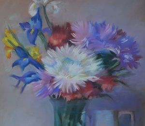 "Day".Pastel, paper.