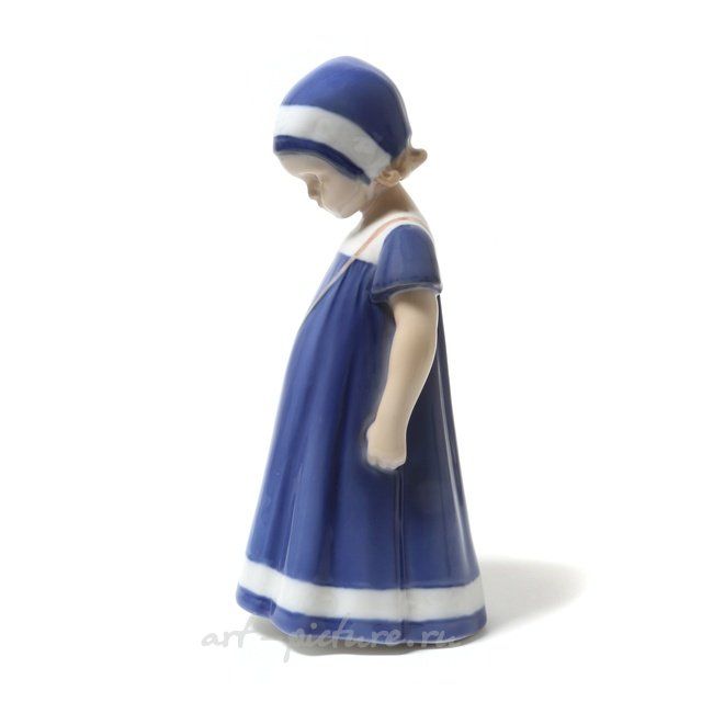 Elsa. A sad girl. Denmark, Copenhagen, Bing & Grondahl.