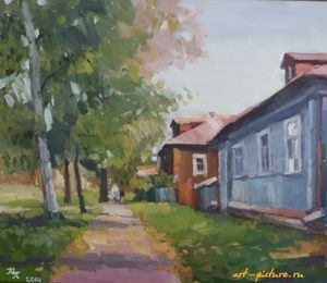 Summer day canvas, oil