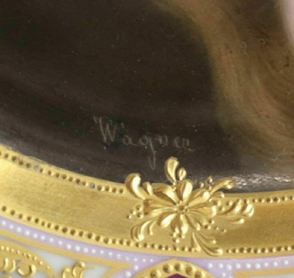 Royal Vienna Porcelain , Royal Vienna Cabinet Plate of a Beauty, Wagner