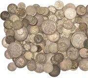 Русские серебряные монеты (151 шт.), в основном 19 века и...