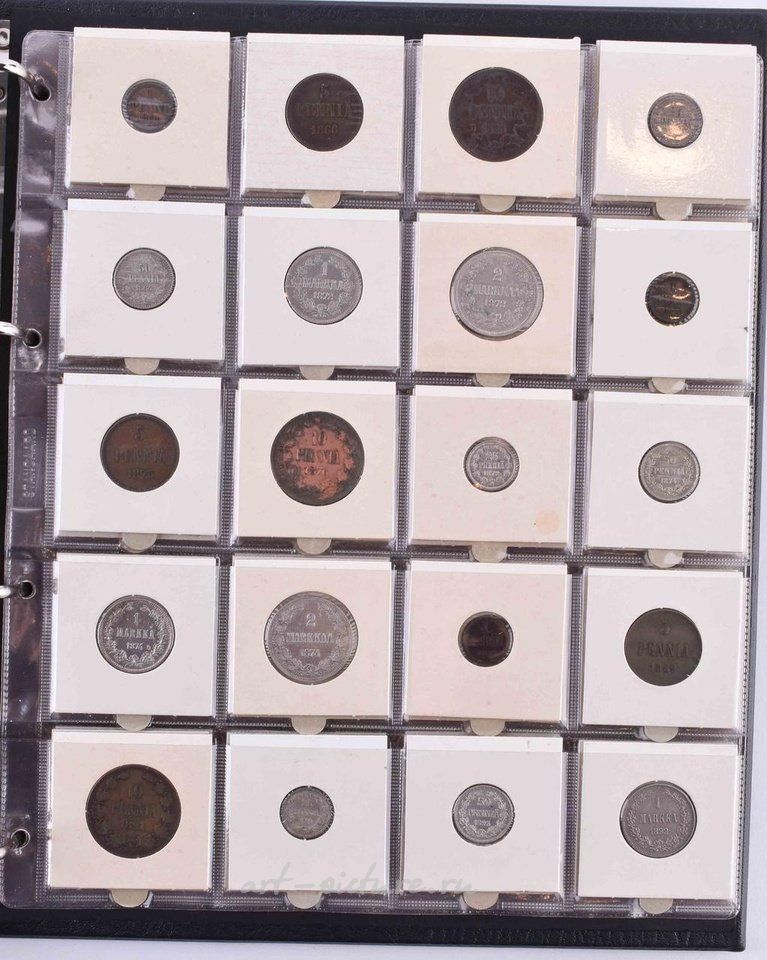 Русское серебро , Монетная коллекция Финляндии, Ирландии и Великобритании
