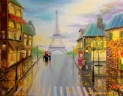 Somewhere in France oil, canvas