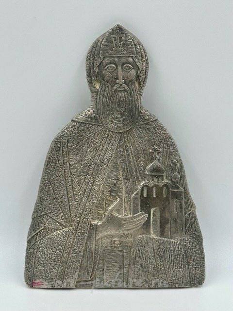 Серебряная икона Святой благоверный князь Даниил Московский