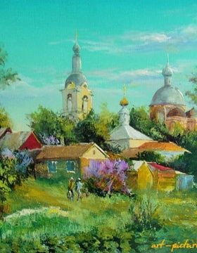 купить Мыт на Лухе масло,холст