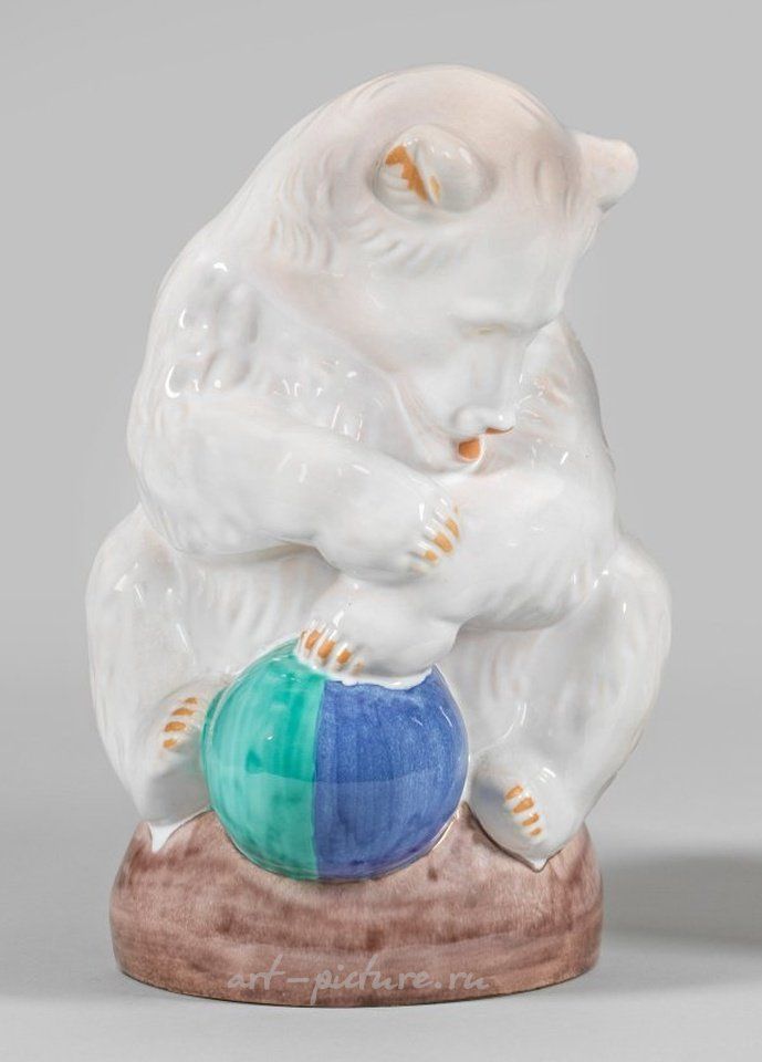 Bear with Ball by Franz Barwig