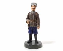 The author's stone sculpture "Stavropol Cossack"