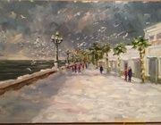"Yalta. Winter" oil, canvas