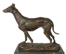 The text translates to "The Borzoi by the sculptor E. Fremiet."