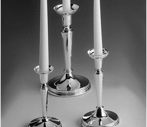 Candle 24 CM Navette Silber Candle