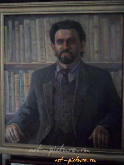 Портрет аспиранта-философа С.М.Гранкина холст, масло 