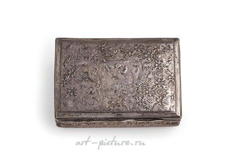 Russian silver, SILVER TOBACCO BOX, 18TH CENTURY