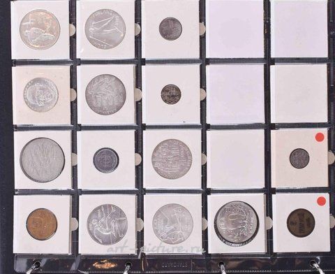 Russian silver, Coin collection from Finland, Ireland, and Great Britain