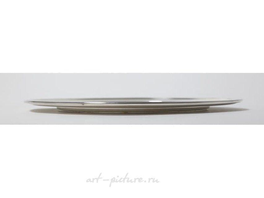Коллекционная серебряная тарелка из лимитированной серии, Швеция, г.Мальме, мастерская GEWE SILVERVARUFABRIKEN AB, 1978 год.