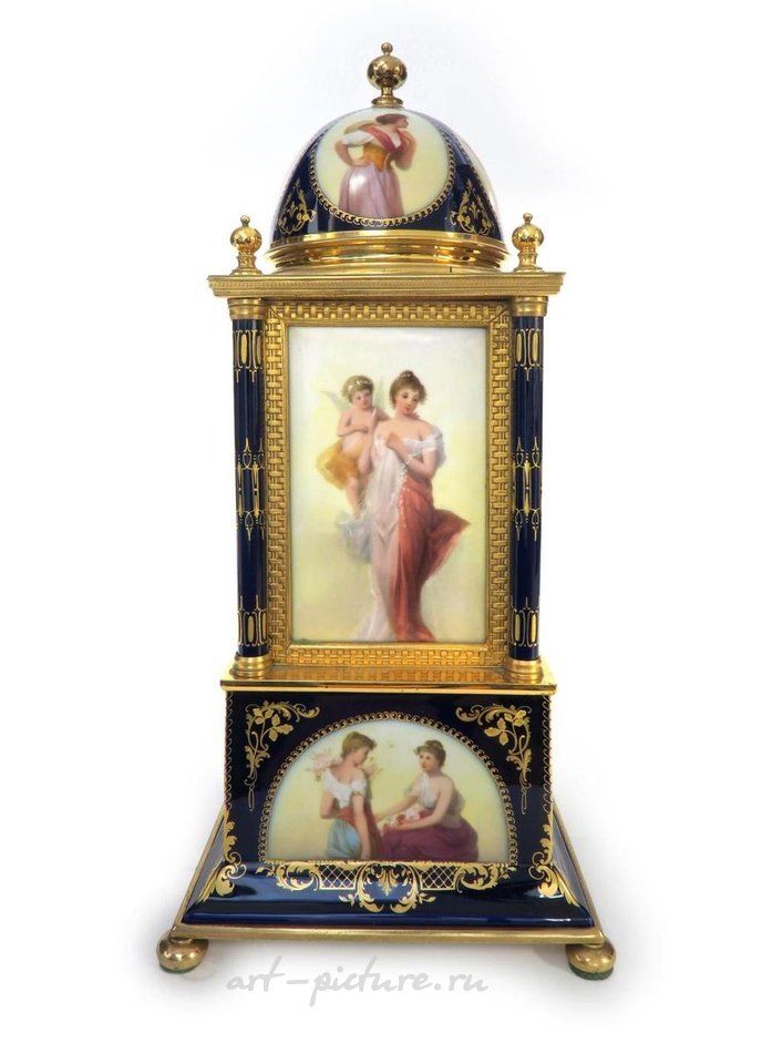 Royal Vienna Porcelain , STUNNING ROYAL VIENNA PORCELAIN CLOCK, CIRCA 1880