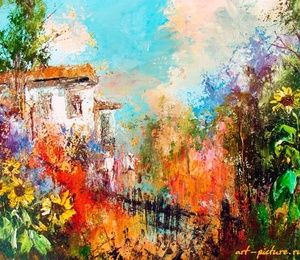 Southern courtyard oil, organizer
