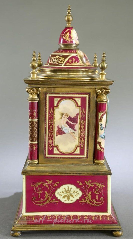 Royal Vienna Porcelain , GEORGE III THOMAS MAWKES TALL CASE CLOCK.