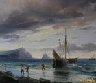 купить Морской пейзаж холст/масло 