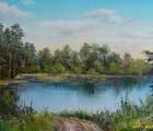 Статуэтка Summer landscape oil, ca…