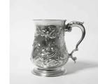 Статуэтка Silver mug, richly decor…