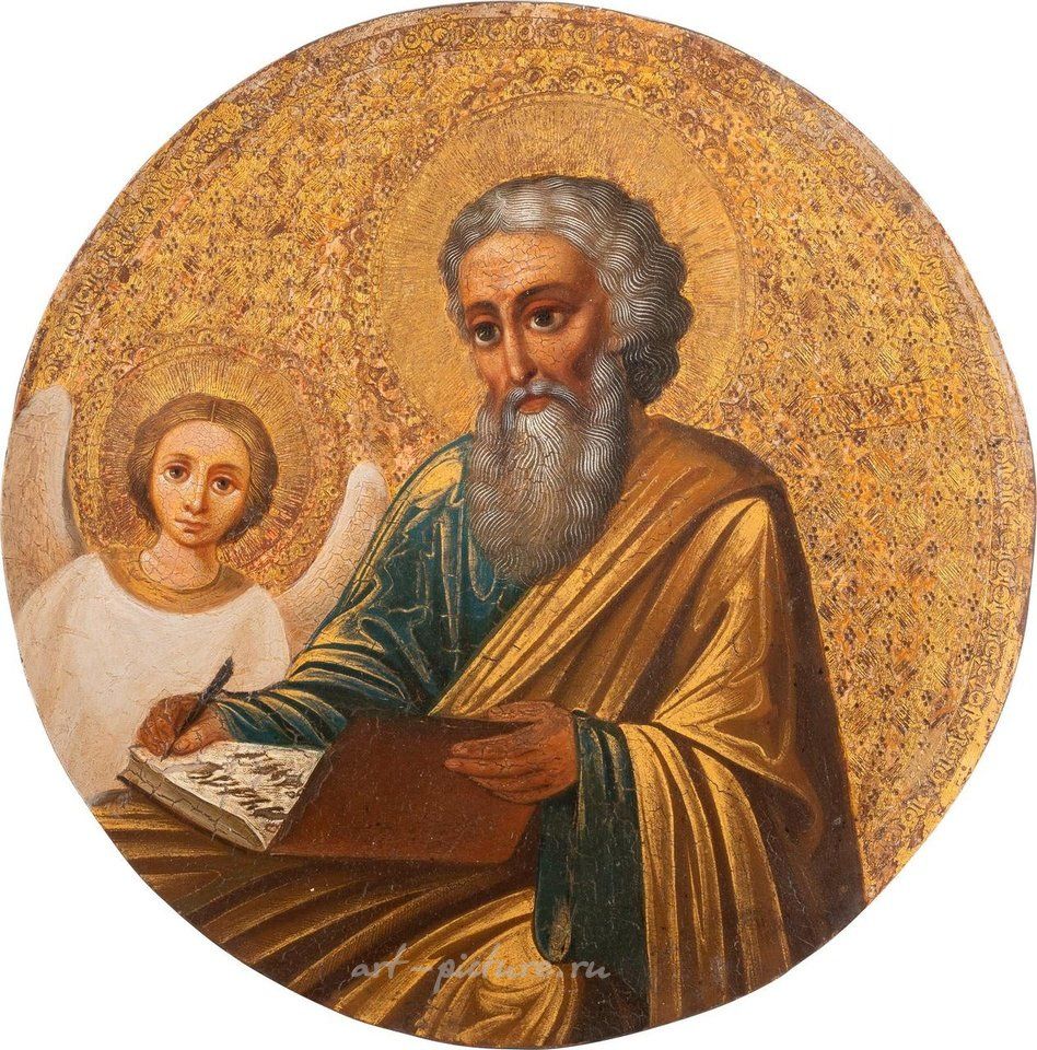Русское серебро , Икона, изображающая Святого Марка Евангелиста